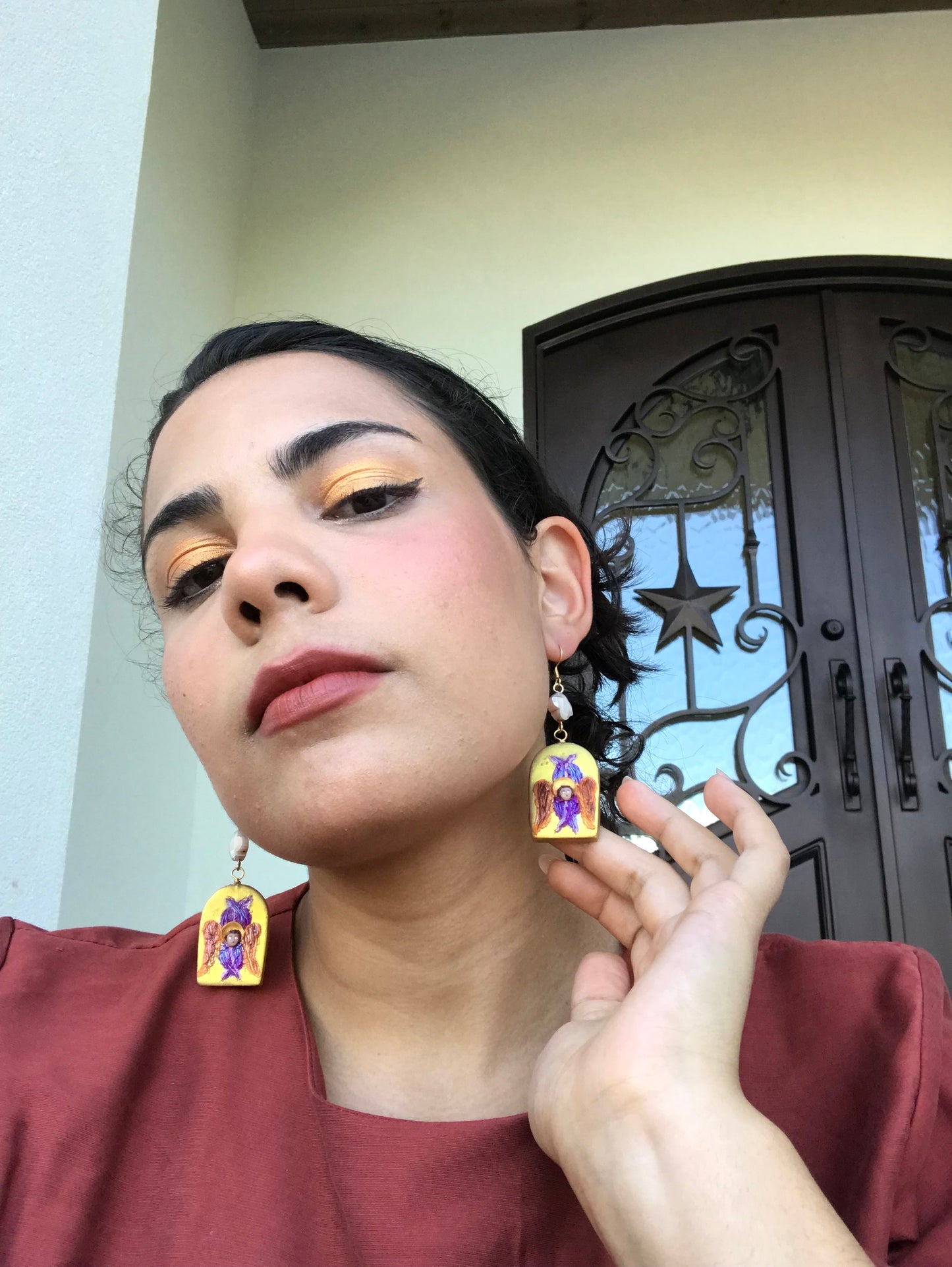 Seraphim Icon Earrings image 1