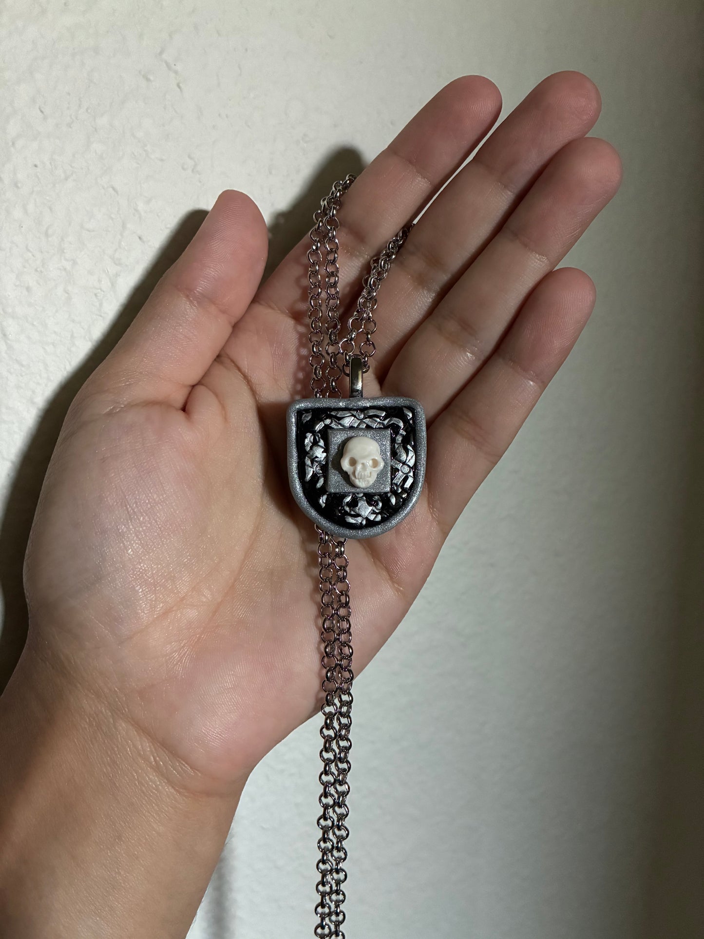Memento Mori Necklace- Silver Pre-Order