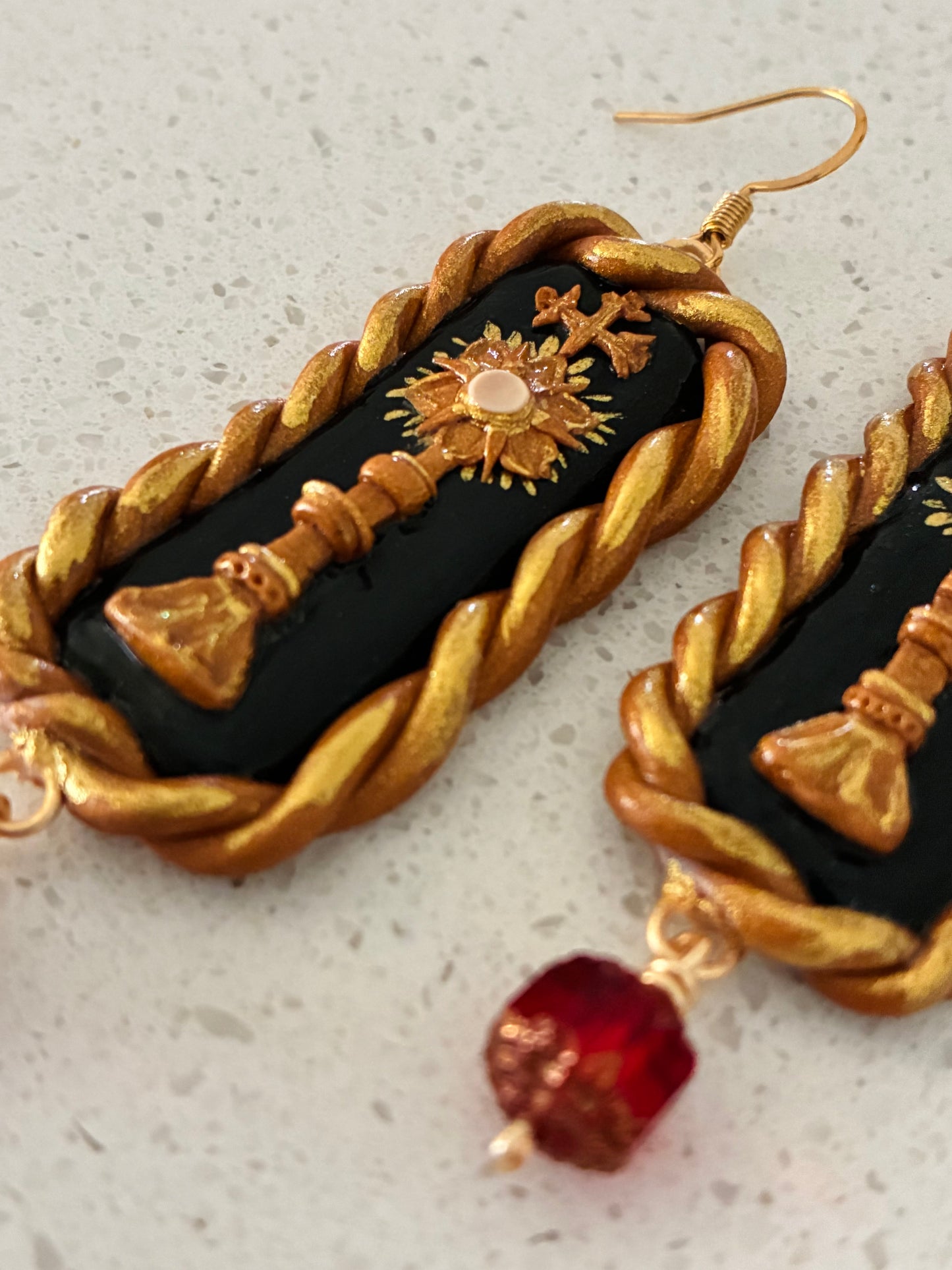 Hoc Est Earrings