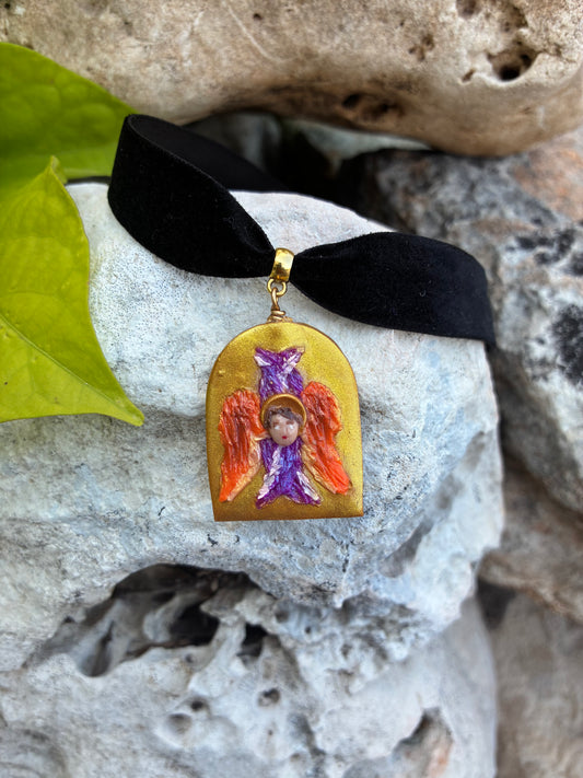 Seraphim Icon Choker