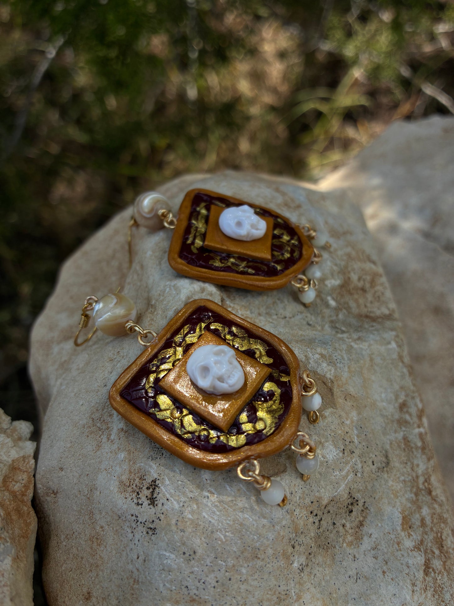 Memento Mori Earrings- Pre-Order