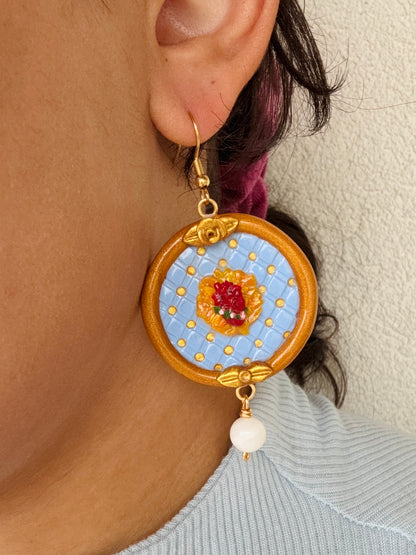 Maternal Heart of Mary Earrings