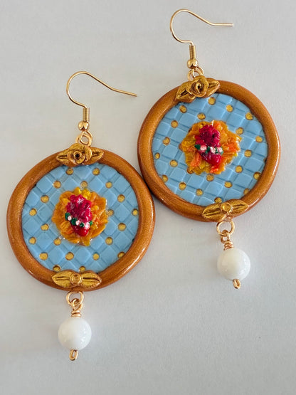 Maternal Heart of Mary Earrings