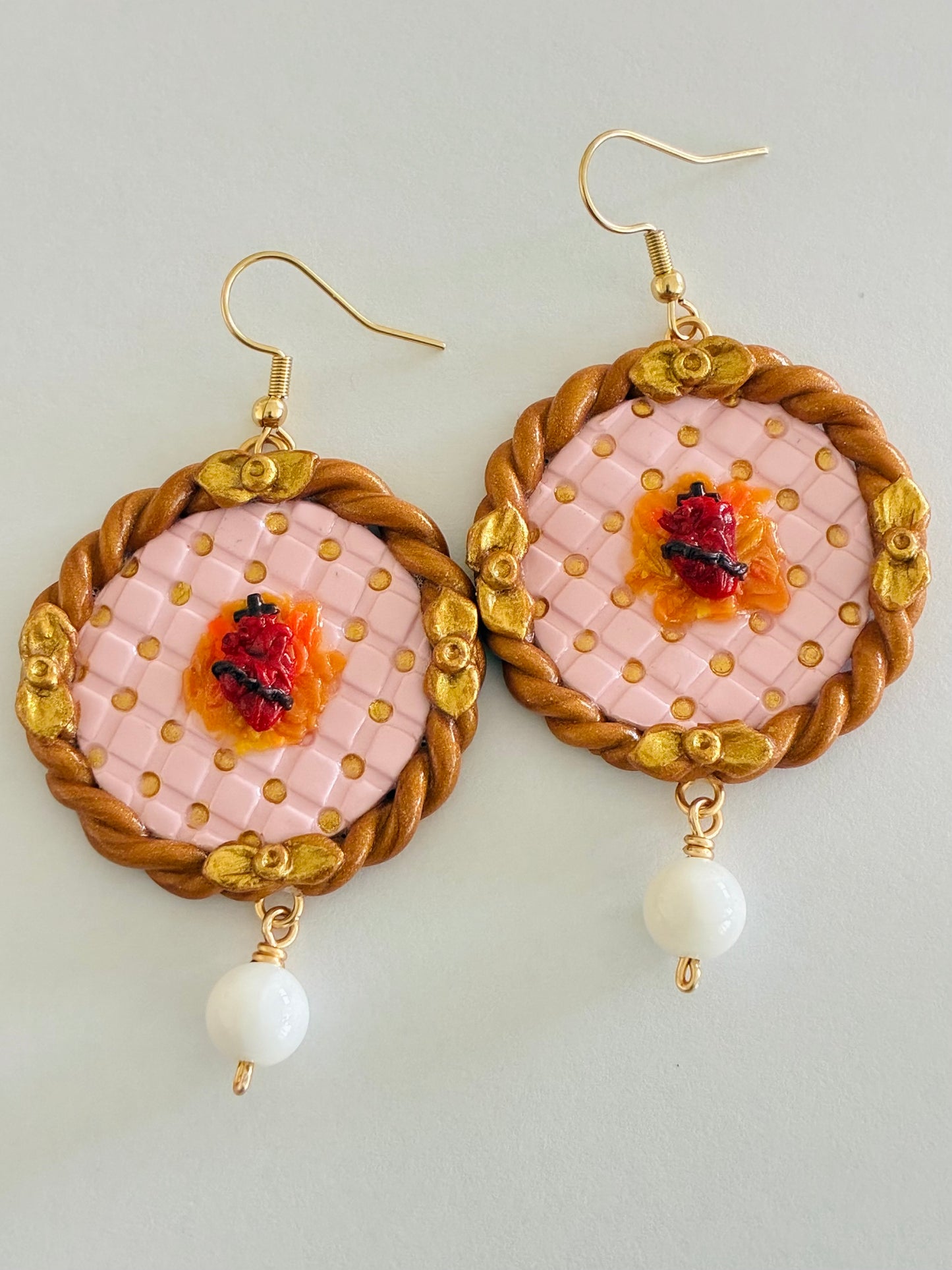 Loving Heart of Jesus Earrings