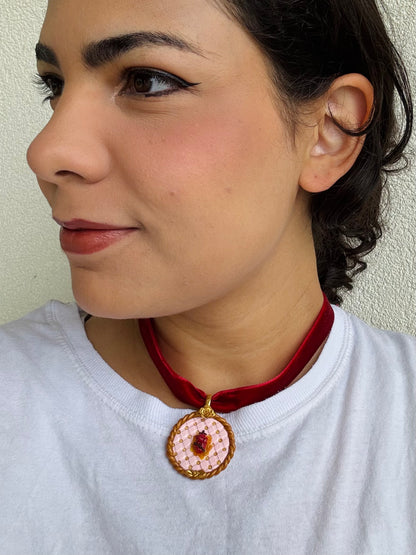 Sacred Heart Rococo Choker