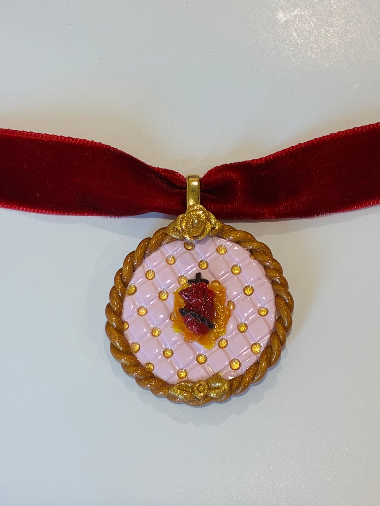 Sacred Heart Rococo Choker