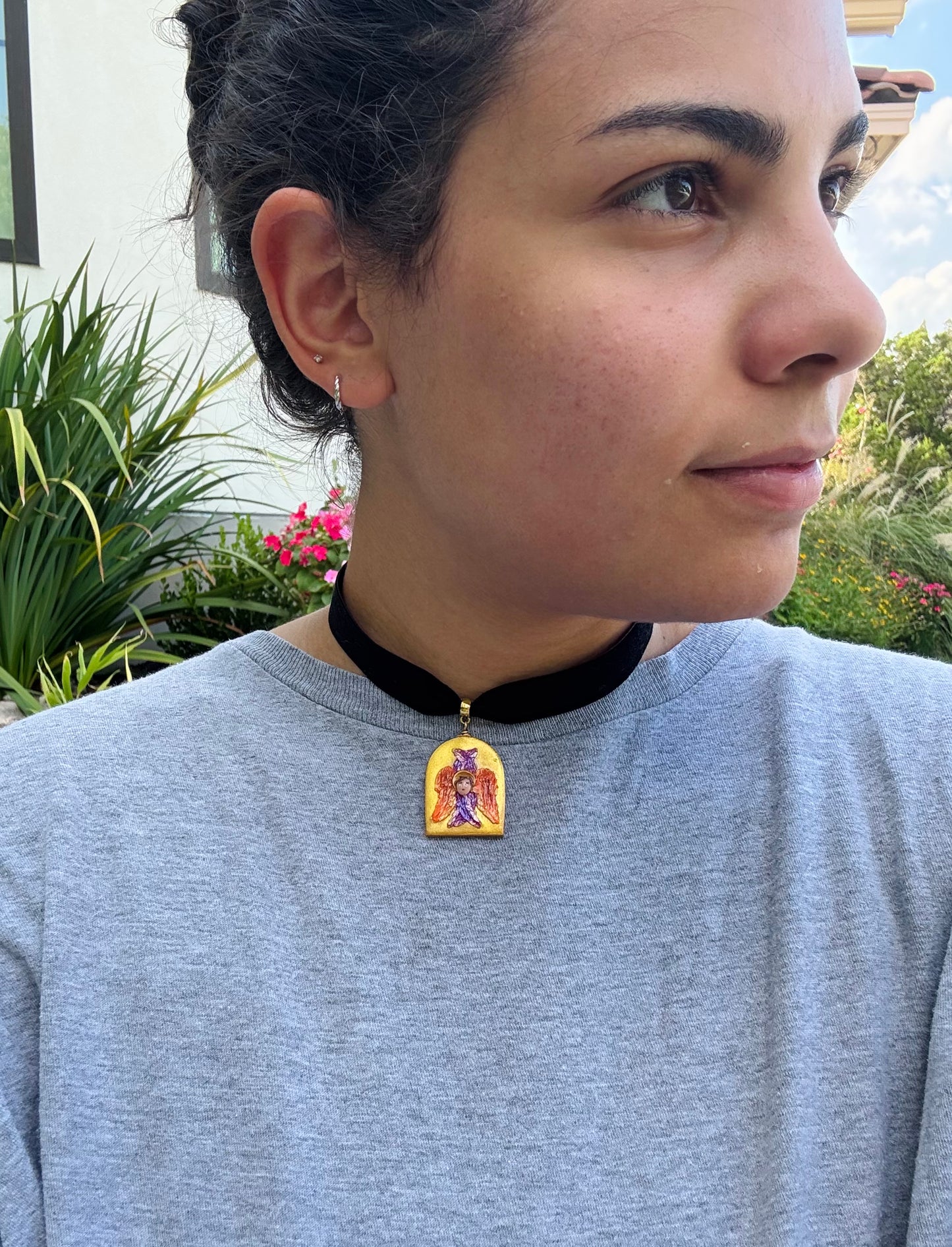 Seraphim Icon Choker