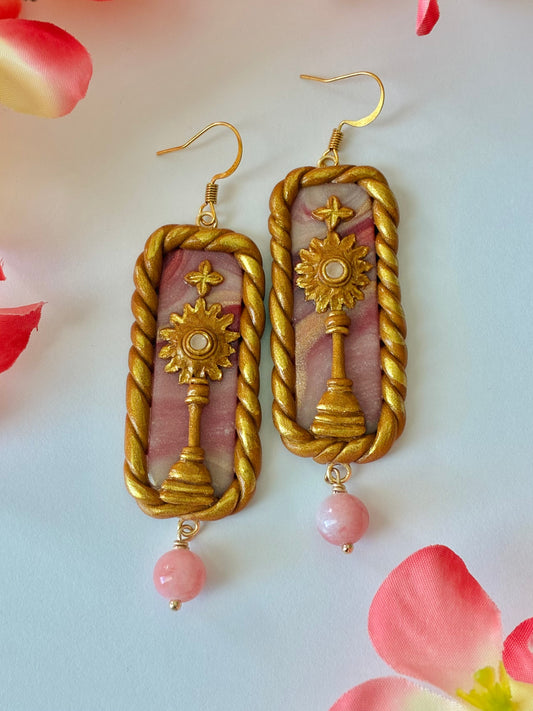 'Mea Culpa' Monstrance Earrings PRE-ORDER