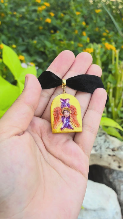 Seraphim Icon Choker